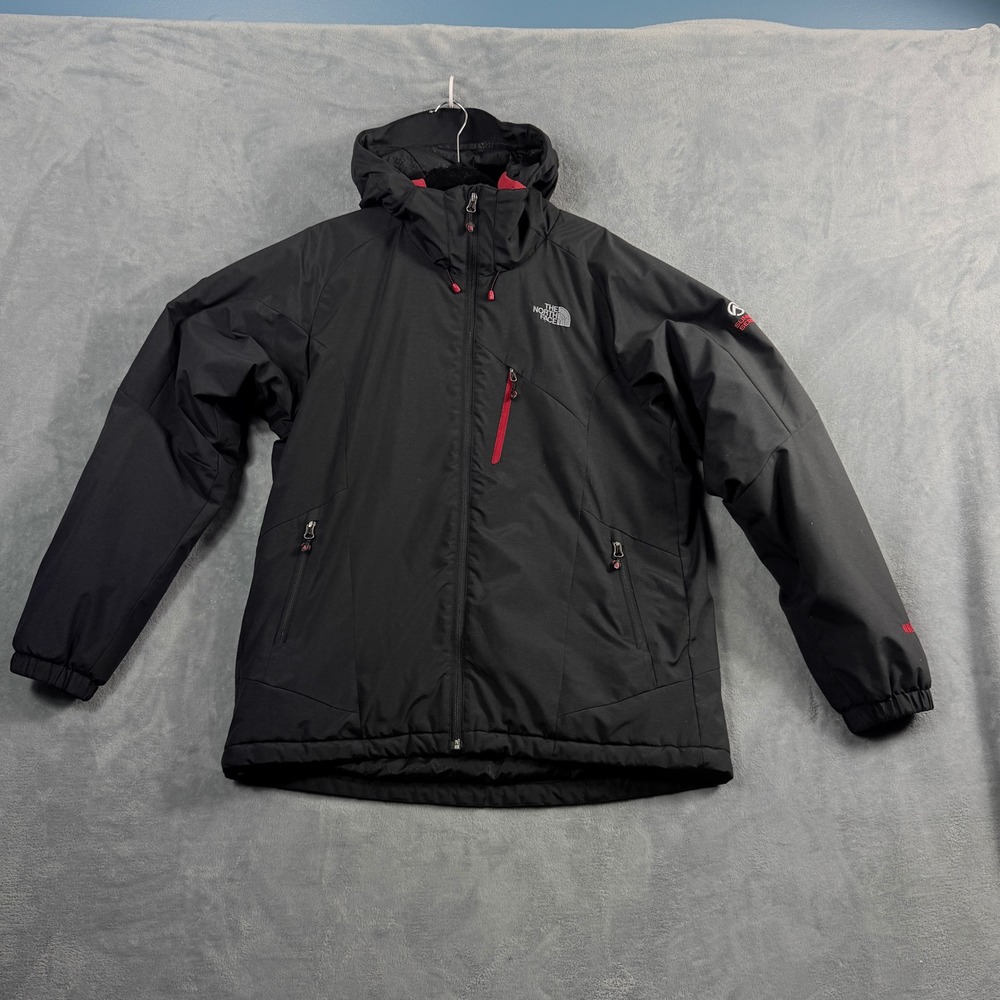 The North Face Mens L Black Red Summit Series Windstopper PrimaLoft Ski Jacket
